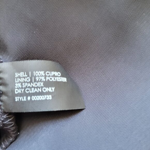 Vintage Silky Navy Club Monaco Dress Art Deco Style Size XS - Picture 6 of 6